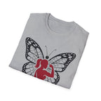 Butterfly Fitness Logo T-Shirt — "3piece" Silhouette Gym Tee