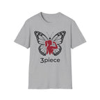 Butterfly Fitness Logo T-Shirt — "3piece" Silhouette Gym Tee