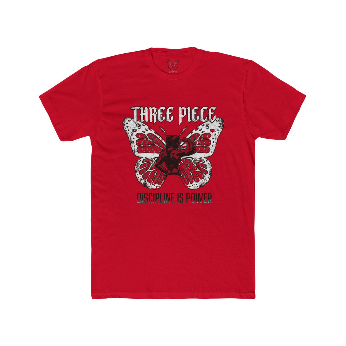 Three Piece "Discipline Is Power" Tee