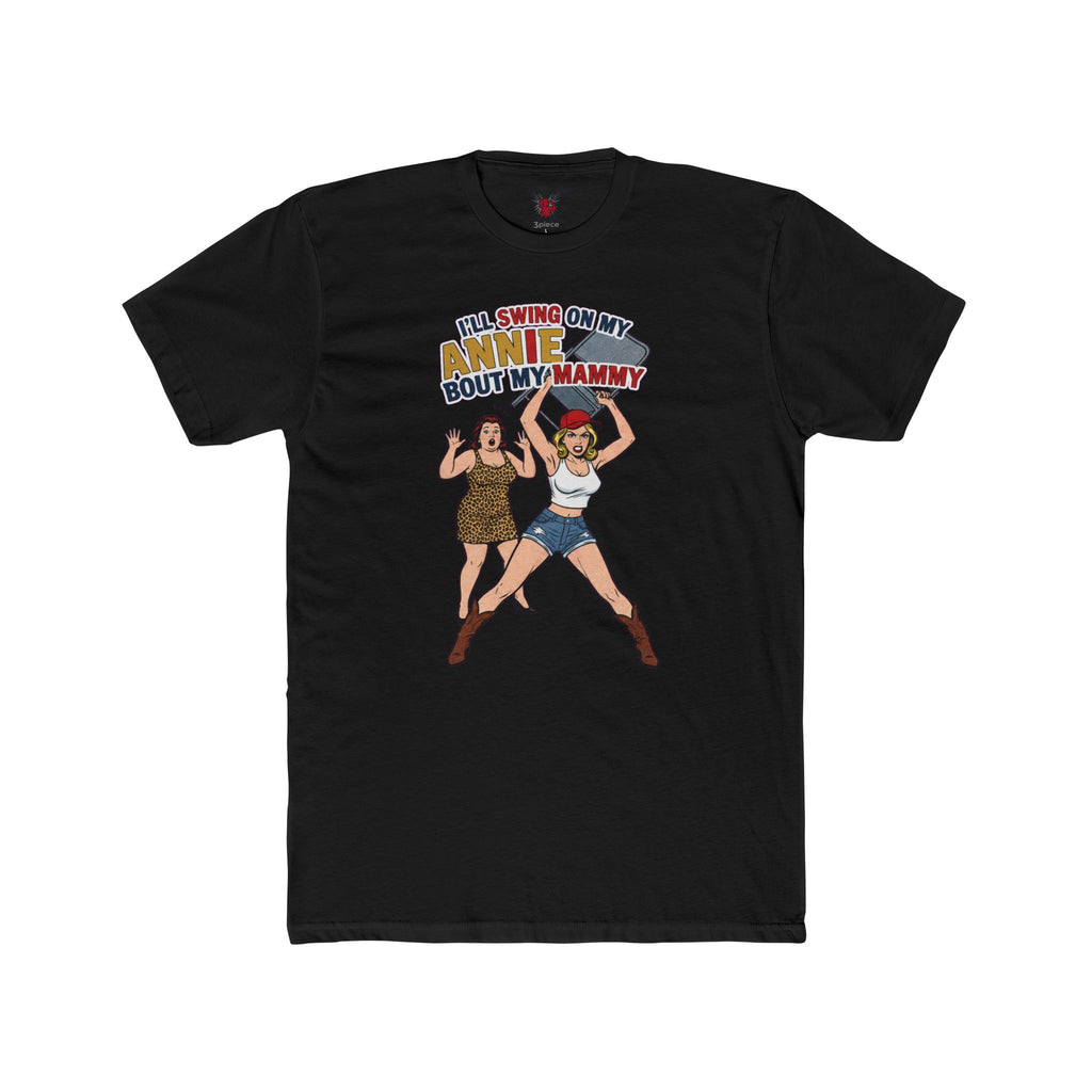 Country Cowgirl Graphic Tee — "I’ll Swing on My Annie 'Bout My Mammy" Vintage Western Shirt