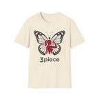 Butterfly Fitness Logo T-Shirt — "3piece" Silhouette Gym Tee