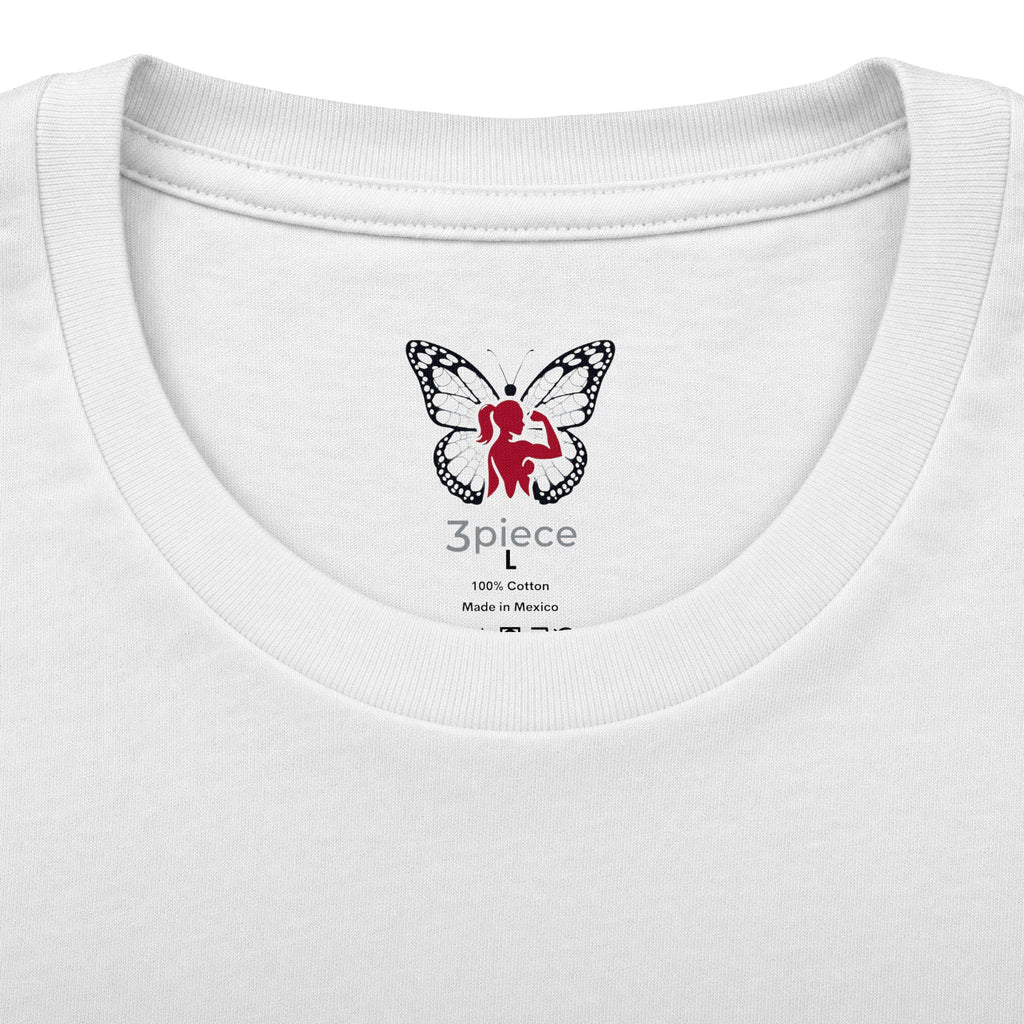 Strength Through Struggle Butterfly Tee — “3 Piece Breaking Chains” Inspirational Shirt