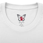 Strength Through Struggle Butterfly Tee — “3 Piece Breaking Chains” Inspirational Shirt