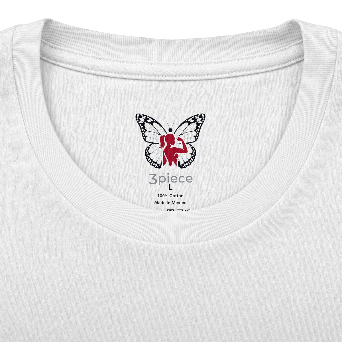 Strength Through Struggle Butterfly Tee — “3 Piece Breaking Chains” Inspirational Shirt