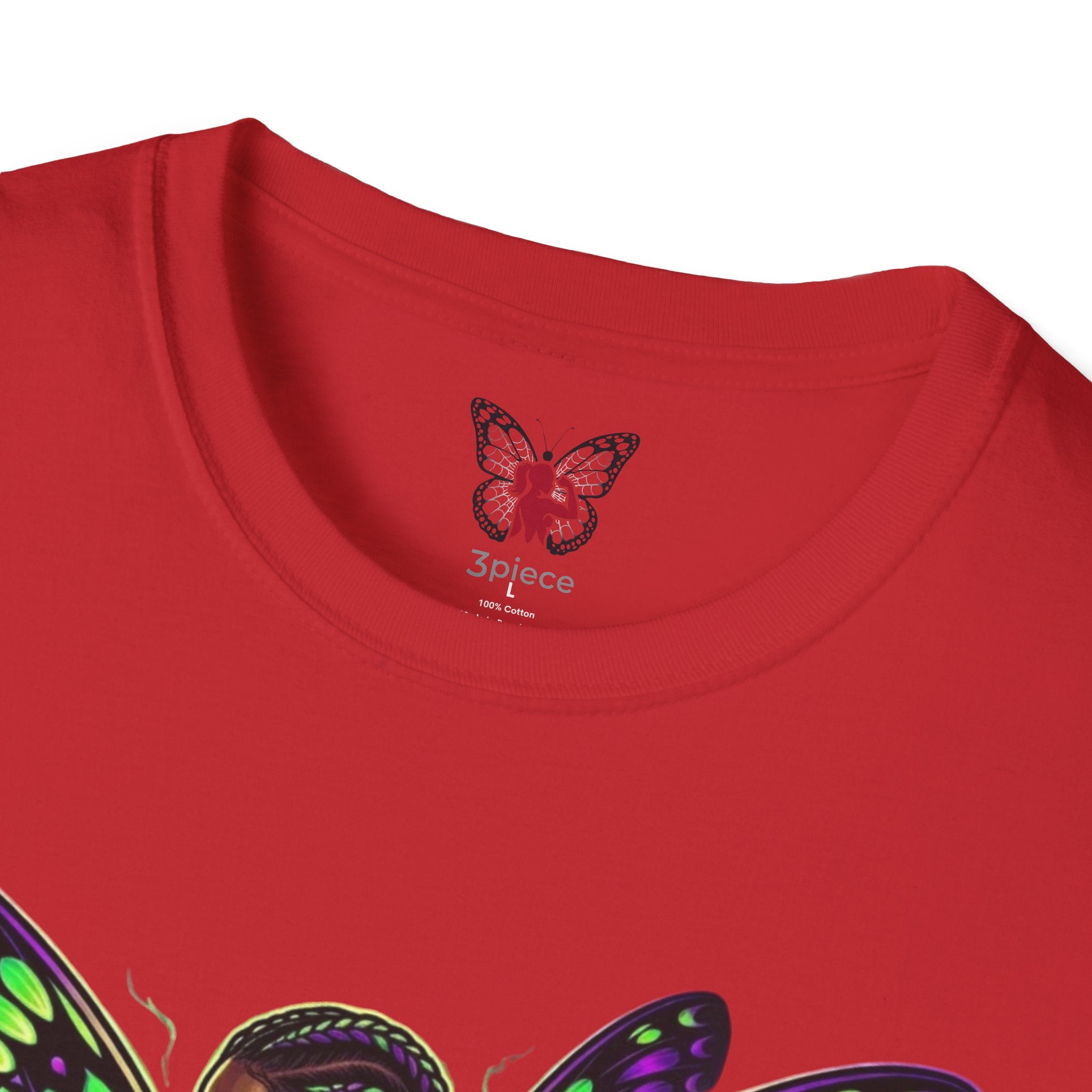 Butterfly Warrior T‑Shirt — '3piece' Gothic Fairy Graphic