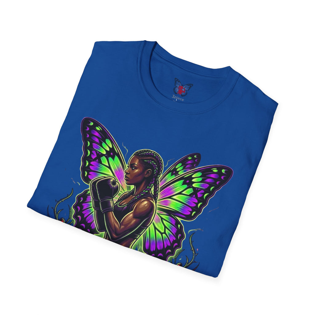 Butterfly Warrior T‑Shirt — '3piece' Gothic Fairy Graphic