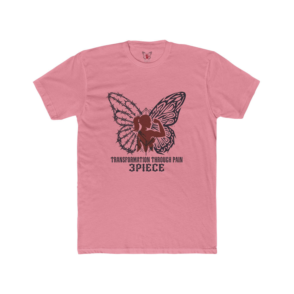 Butterfly Transformation Tee — "Transformation Through Pain" Graphic T-Shirt