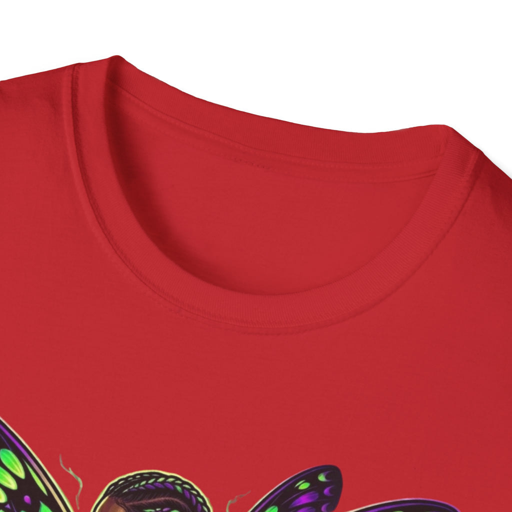 Butterfly Warrior T‑Shirt — '3piece' Gothic Fairy Graphic