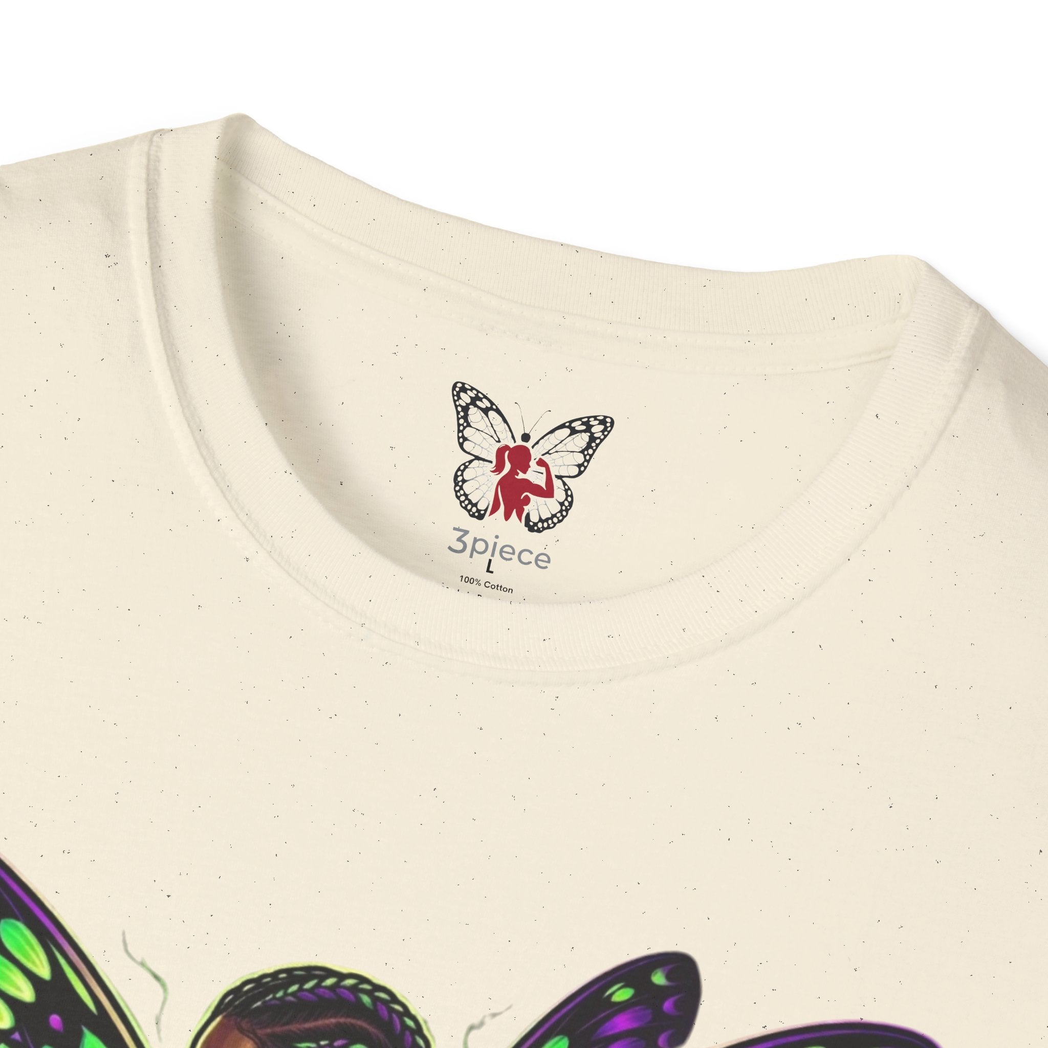Butterfly Warrior T‑Shirt — '3piece' Gothic Fairy Graphic